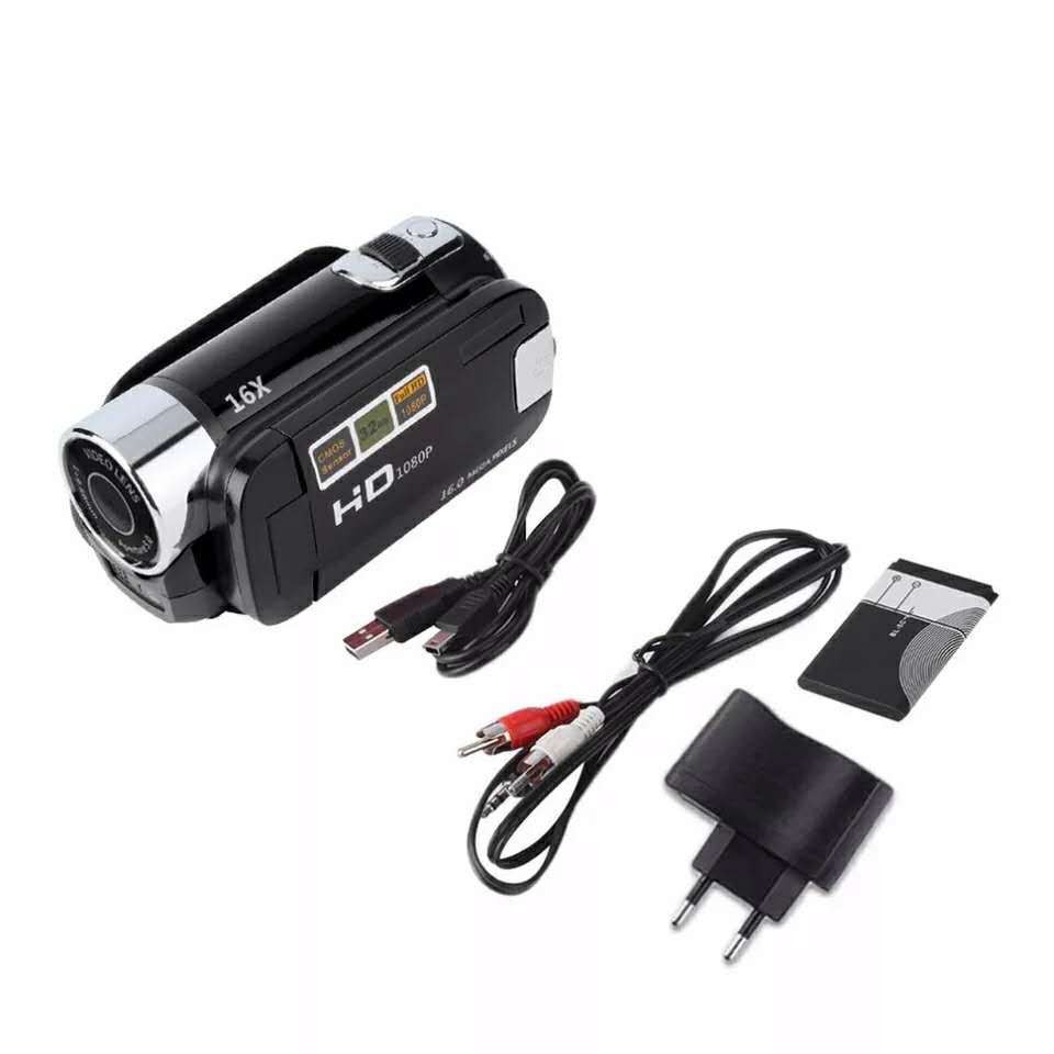 1080P digital camera 16 million pixel 16X Digital Zoom Camera Vlog Video Camera 270 Degree Rotation Screen Full HD DV Camcorder. 