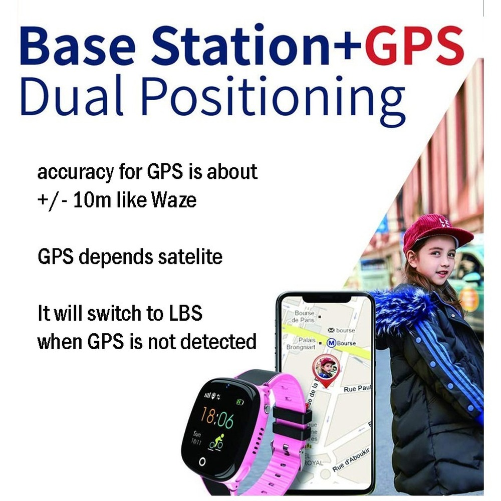 HW11 waterproof IP67 kids Anti Lost Tracking Touch Screen Smart Watch SOS Call Pedometer Intelligent Watch with Camera. 