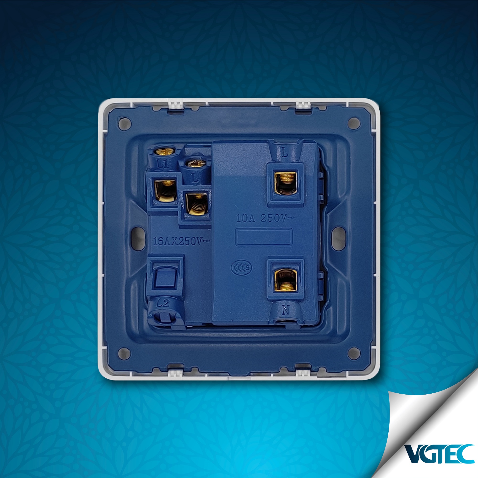 VGTEC - 2 Pin Socket with Switch (Regular Series). 