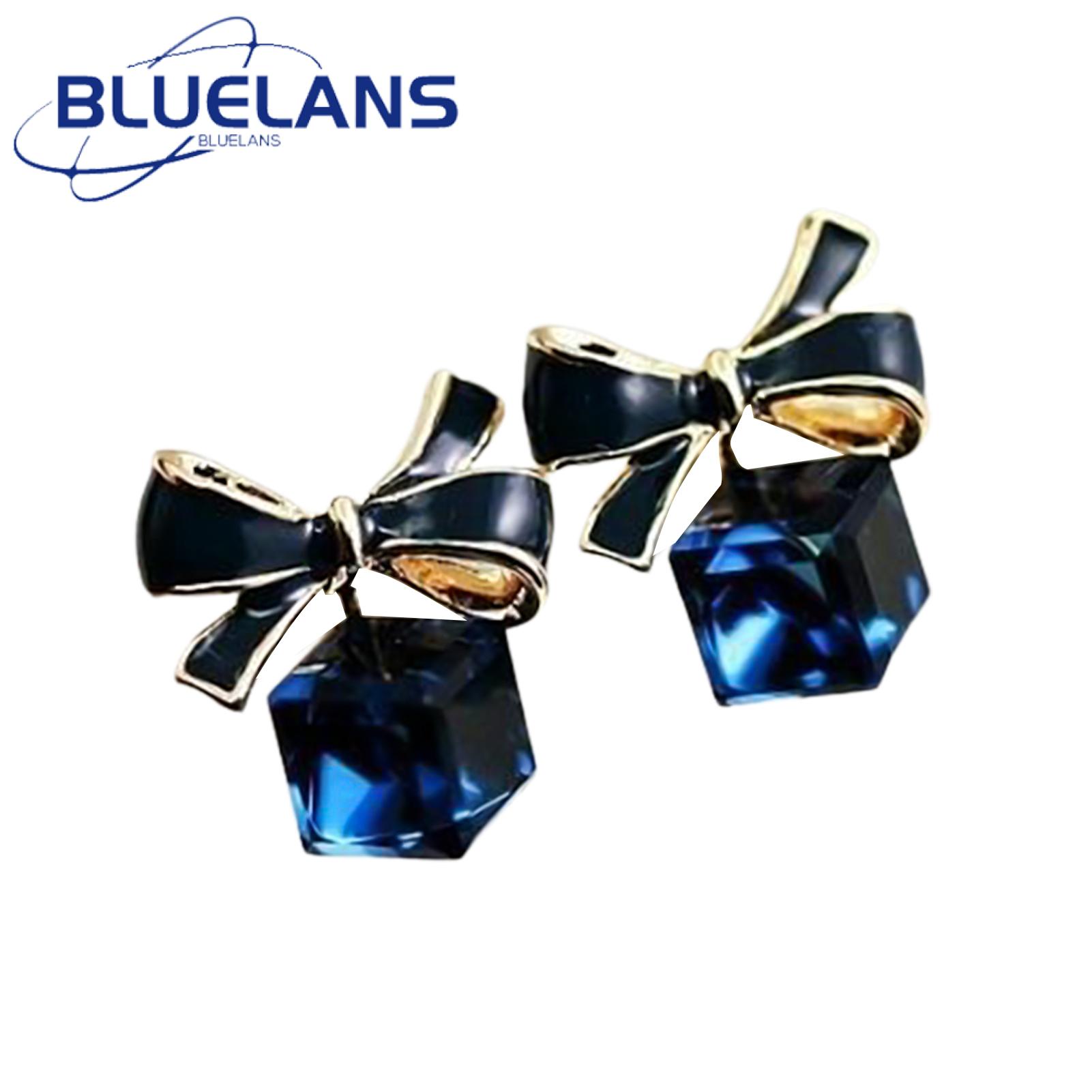 Bow Earring All-matched Square Bow Earring