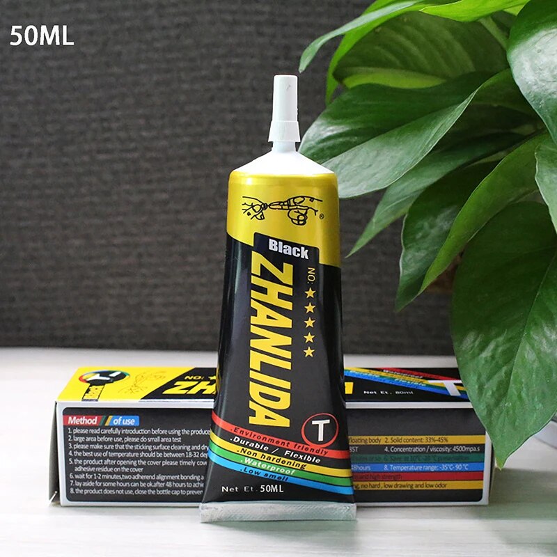 15/50/80ML Black Loud Speaker Repair Glue Foam Side Dust Cap Rubber Edge Cone Basin Strong Adhesive Glue. 
