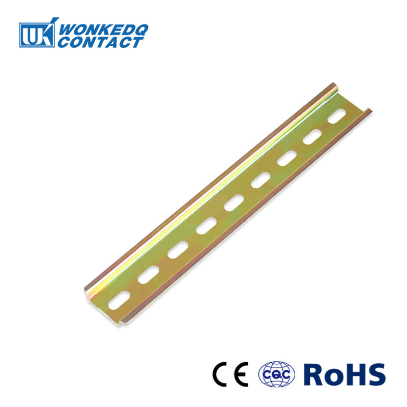 NS35-S-1.0 Steel DIN Rail Thickness 1 mm/Spacing 35 mm/Length cheerful20/30/40/50 cm Universal Terminal Block Mounting Din Rail NS 35