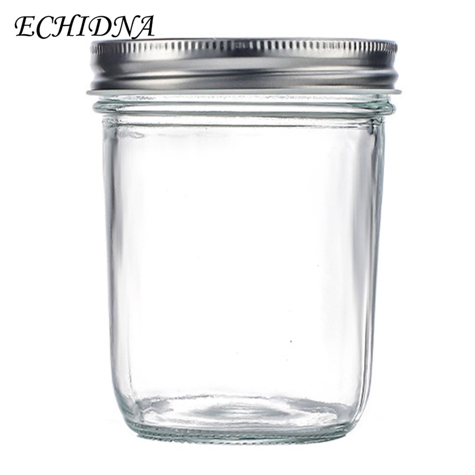 Nut Storage Container Large Capity Glass Sealed Jar with Airtight Lid Multifunctional Storage Container for Fruit Jam Nuts Tea 500ml Sealed Jar with Silicon Seal. 