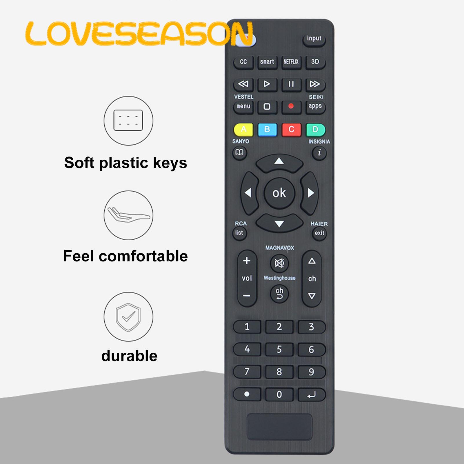 Loveseason TV Remote Control High Sensitivity Smart Television Remote Control Replement. 