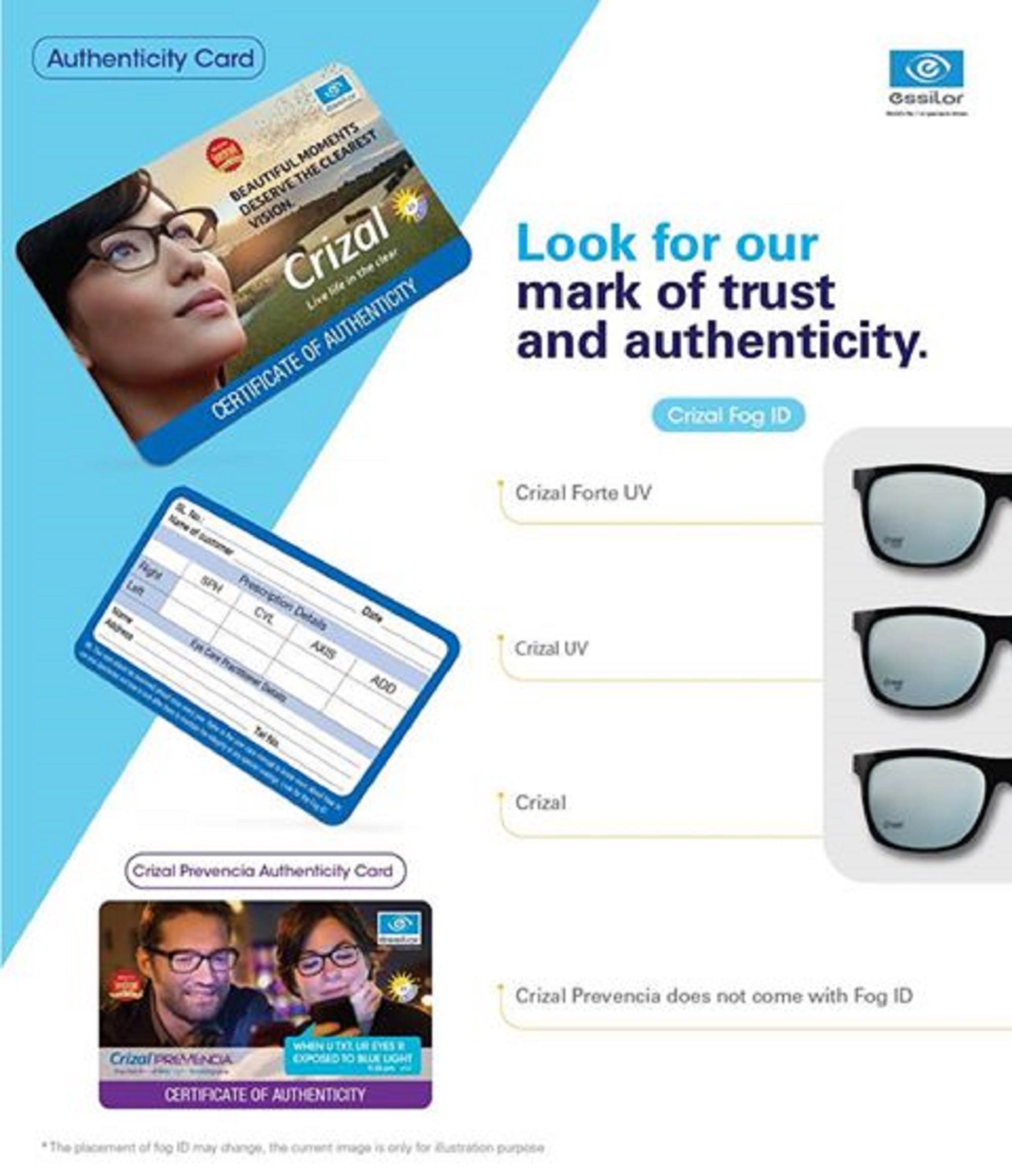 Crizal Prevencia Crizal Lens Offer Crizal Lens Authenticity Tr