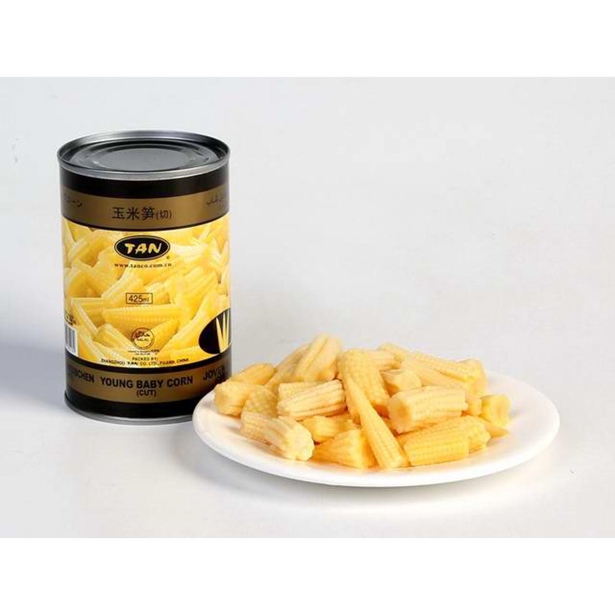 Tan young baby corn 465g