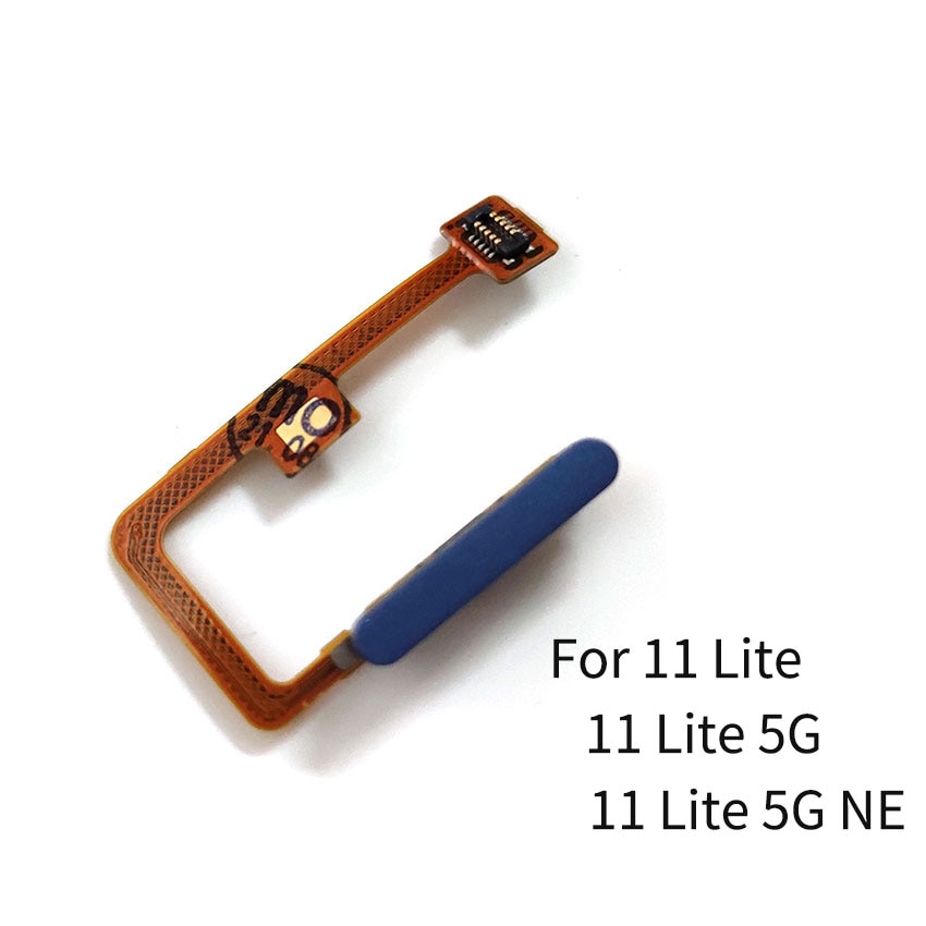 For Xiaomi Mi 11 Lite / 11 Lite 5G / 11 Lite 5G NE Power Button Fingerprint Sensor Flex Cable Repair Parts