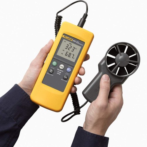 FLUKE 925 Digital Vane Anemometer Wind Speed Air Flow Velocity Temperature Meter Model: 925 - Kings Trading. 