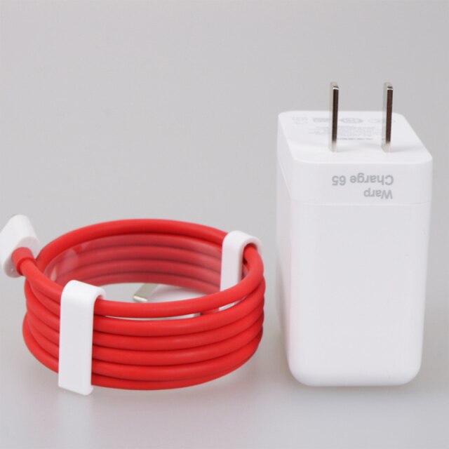 65W Warp Charger For OnePlus 9 Pro 9R 8T 6A 1M USB-C To USB-C Dash/Warp Charging Adapter. 