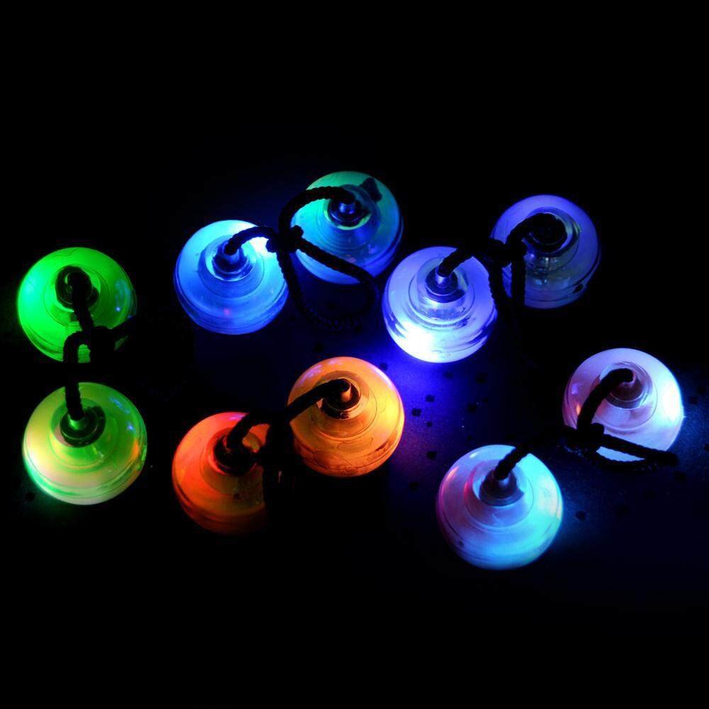 NEW Thumb Chucks Grow In Dark Fidget Ball Toy Finger Extreme Movement Cubes Spinner Anti Stress Anxiety Relief Toys Spinner YOYO(Yellow). 