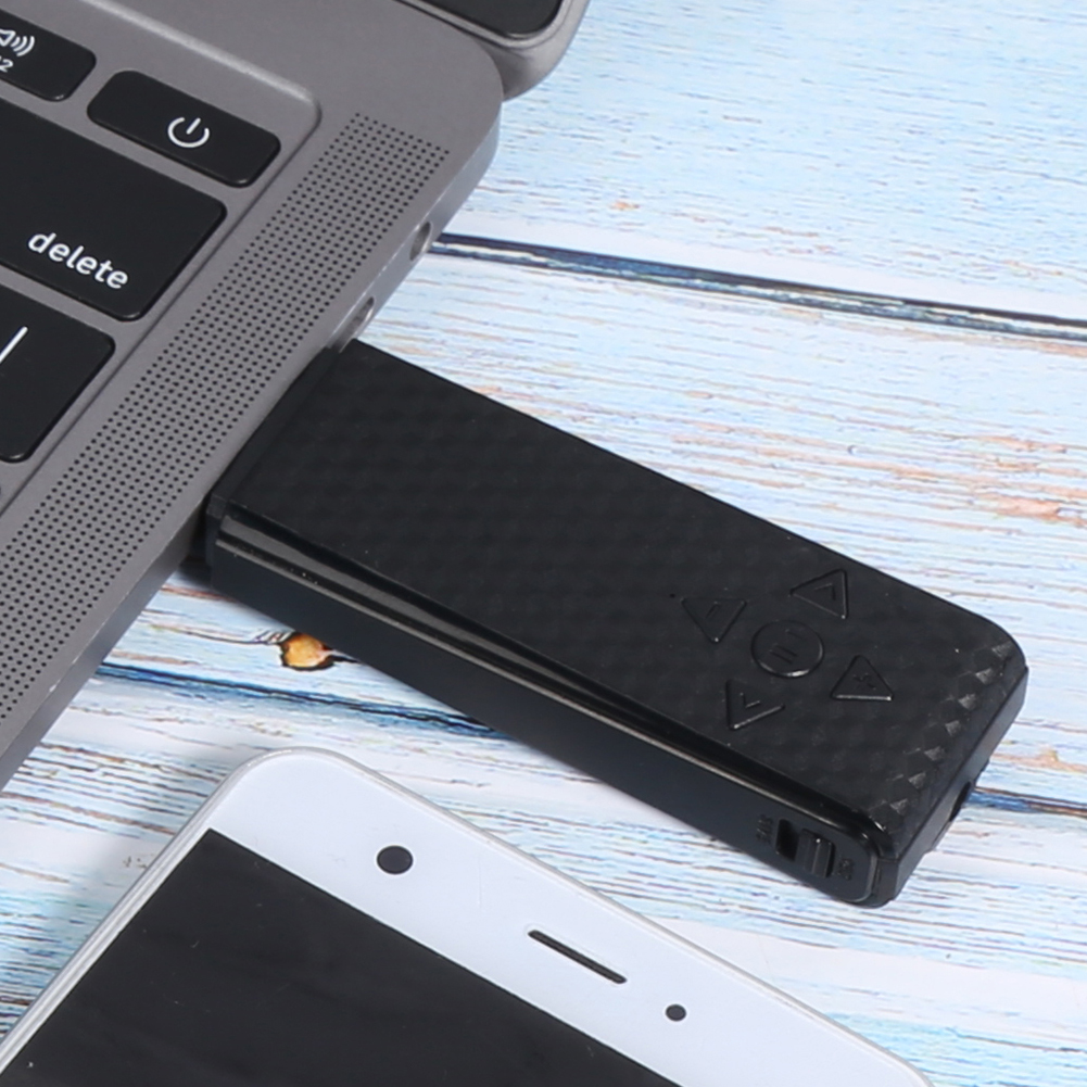 USB Mini Audio Voice Recorder Pen with 3.5mm Headphone Included CL. 
