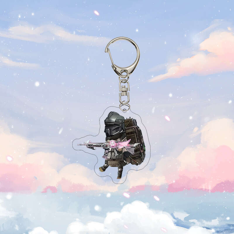 Mouse man, dark area breakout, Cheems, funny acrylic keychain game, peripheral backpack, pendant, batch stationery store. 