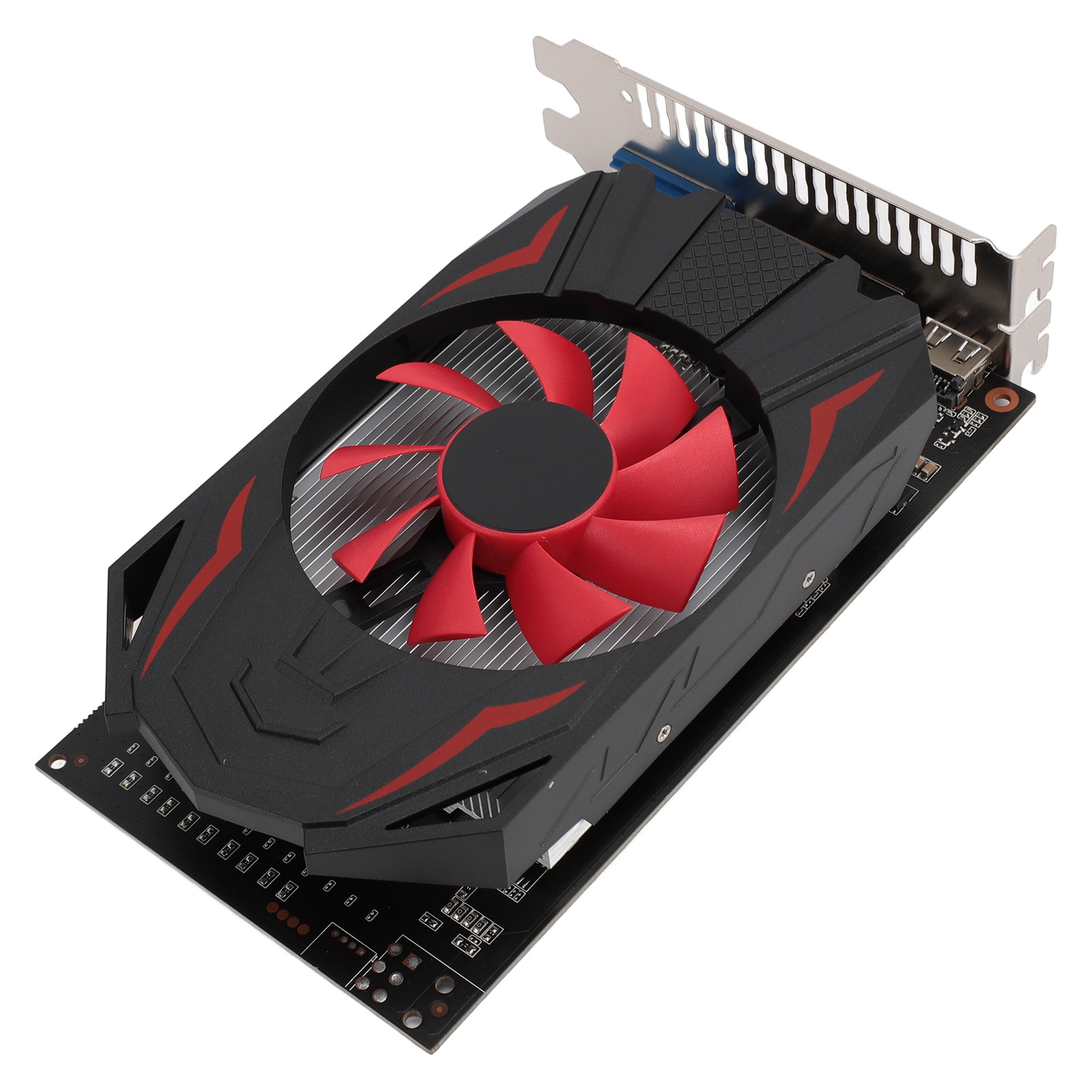 GPU Video Card 5000MHZ Core Frequency GTX1050 2GB DDR5 128bit Game Graphics Card Plug and Play 2560x1600 Resolution PCI Express 2.0 16X Slot for Desktop PC. 