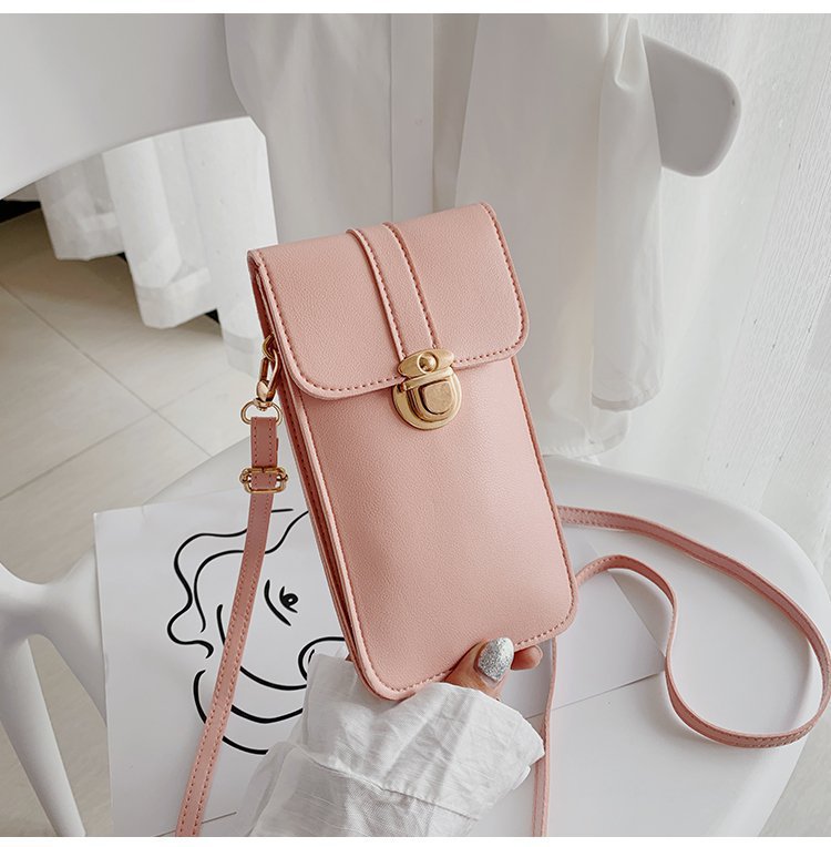 Fashion Touchable PU Leather Change Bag / Cute Crossbody bag for Touches Screen Mobile Phone / Sunmmer Travel Handb. 
