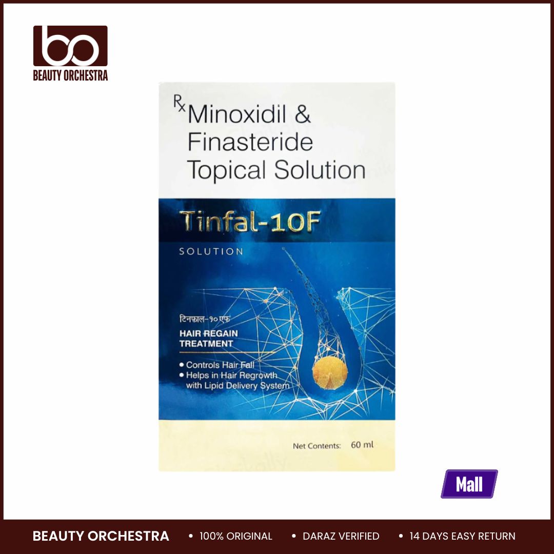 Tinfal 10F Minoxidil & Finasteride Topical Solution - 60ml