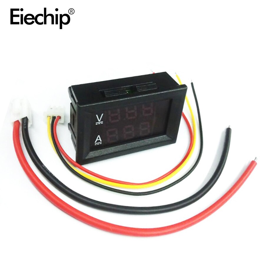 DSN-VC288 DC 100V 10A Voltmeter Ammeter Blue + Red LED Amp Dual Digital Volt Meter Gauge Voltage Current Home Use Tool. 