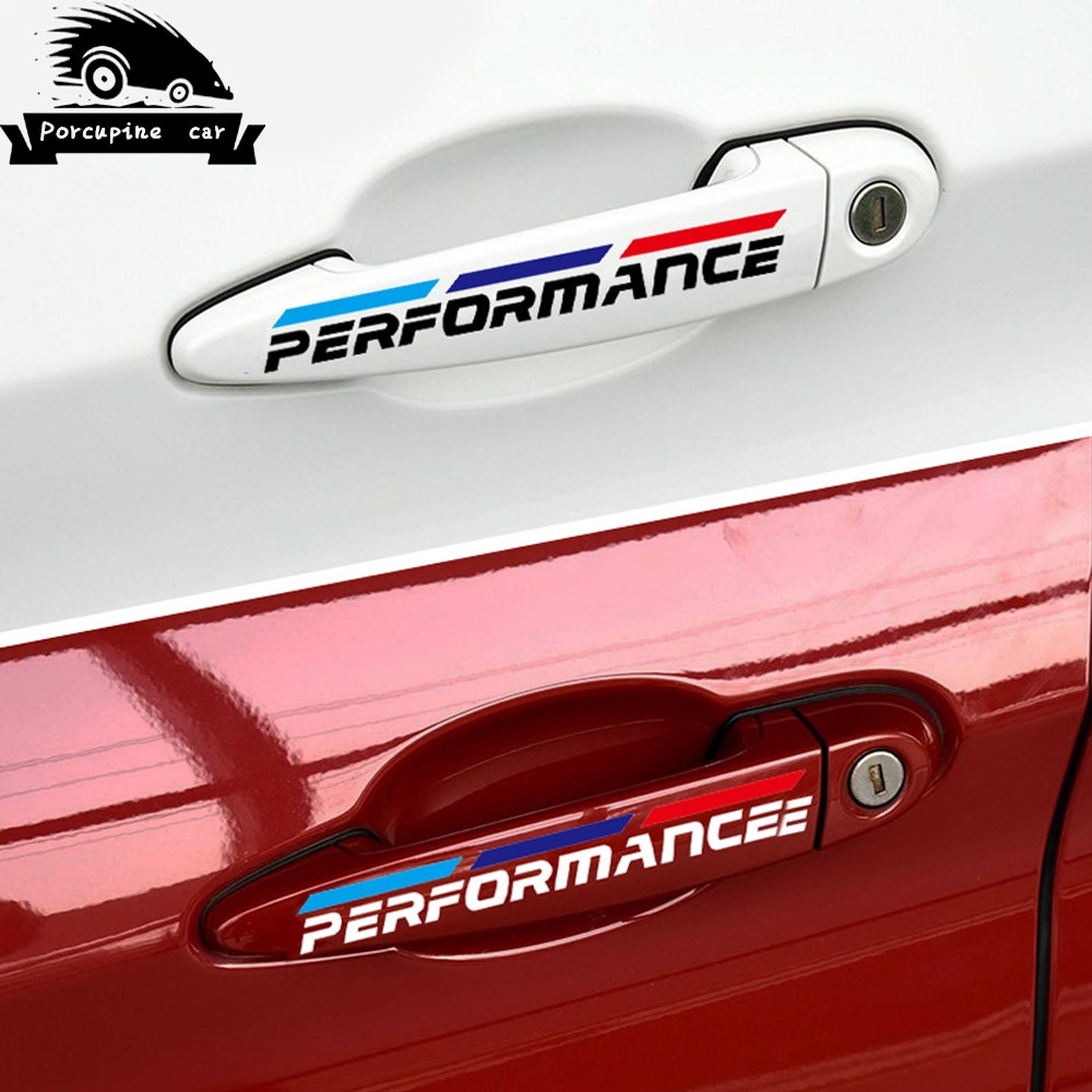 【Mary DAI Store】Power motorsport handle sticker for Bmw E30 E34 E36 E39 E46 E53 E60 E70 E71 E85 E87 E90 E91 E92 E83 F10 F20 F30. 