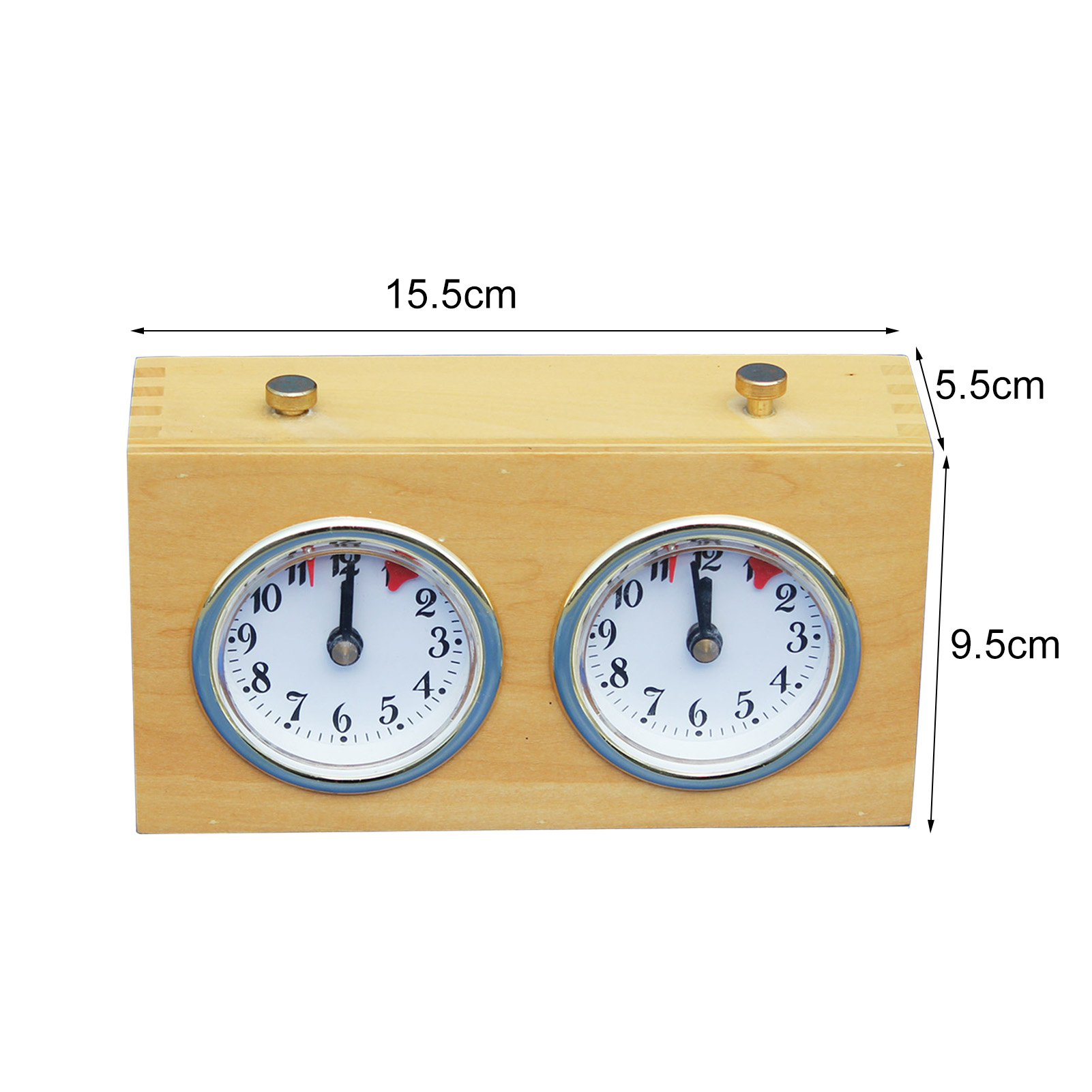 Clock Easy-using Multifunctional Game Timer Vintage Chess Clock for Home. 