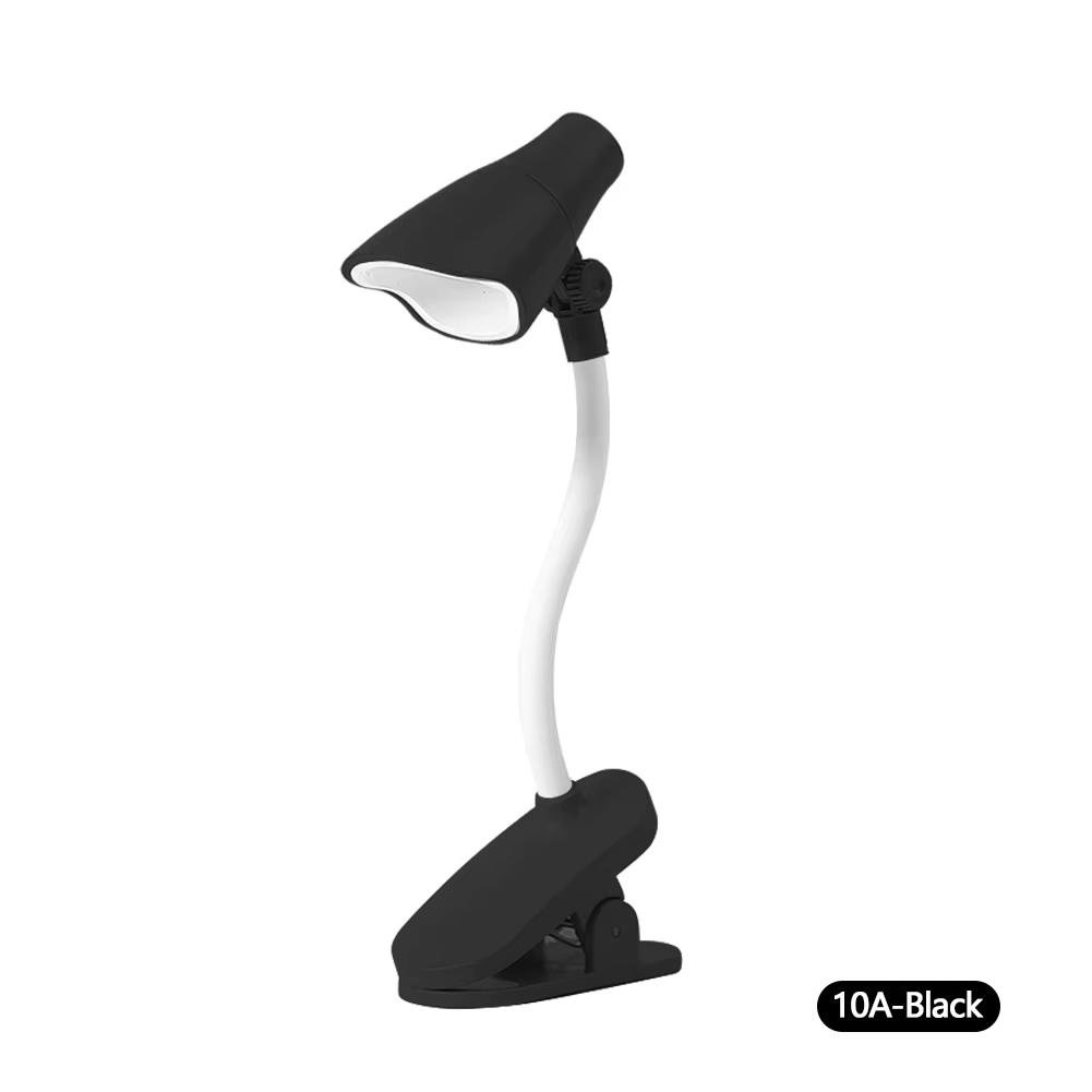 1 pcs Mini Table Light LED Battery Operated Reading Desktop Book Clip Light Adjustable Portable Desk Night Lamp. 