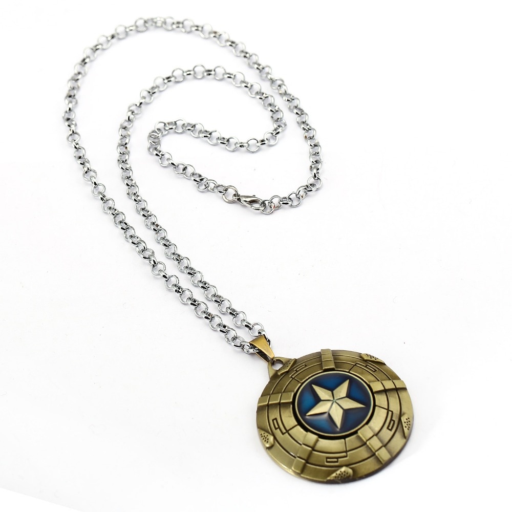 【VisioN Shop】4 colors Captain Necklace Rotatable Stainless Steel Necklaces Gift Accessories. 