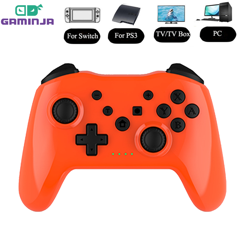 Machine Smart TV Box tendo GAMINJA 360° Joystick Wireless Game Controller BT Game Controller for NinSwitch Lite PS3 Game Wind PC Joystic