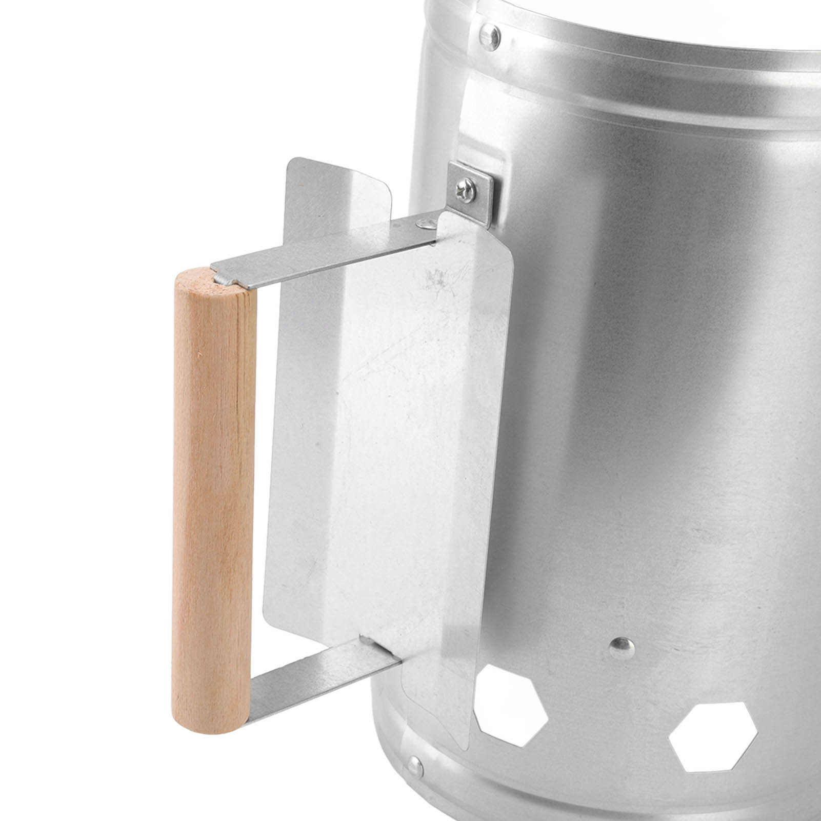 Barbecue Chimney Starter Professional Grill Chimney Starter Round with Quick Release Trigger for BBQ for Picnic. 
