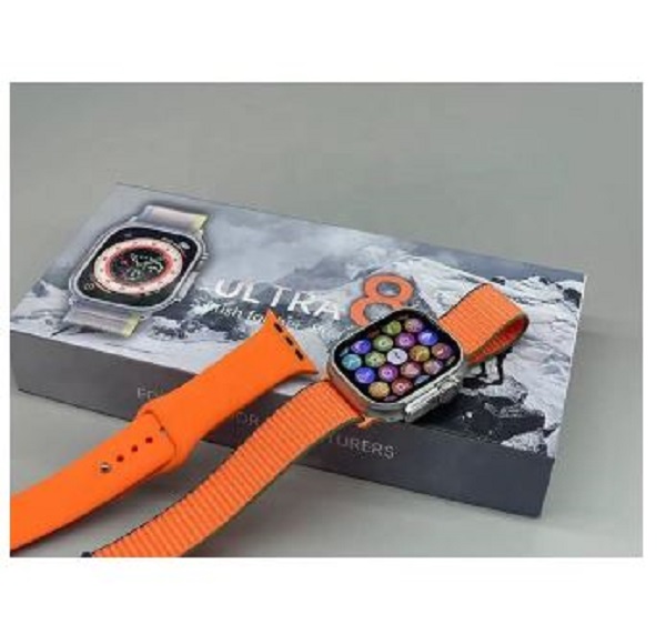 TW18 Ultra 8 Series 49MM NFC Supported Titanium Case Bluetooth Calling Smartwatch Best Smart Watch Clone, IP68 Waterproof 49mm Watch. 
