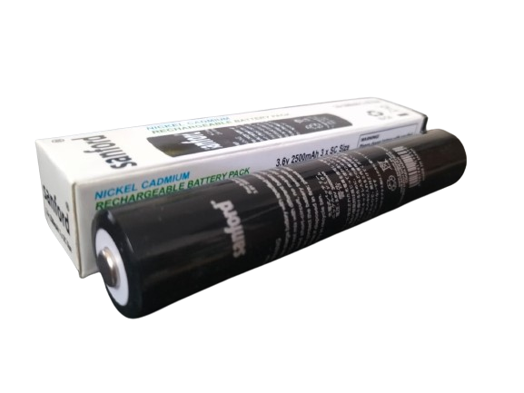 Sanford 3xSC Size 2500mAh 3.6V Torch Light Rechargeable Battery, Pack of 1
