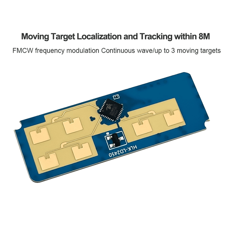 HLK-LD2450 24G Smart Home Wave Human Body Motion Target Tracking Radar Sensor Module Test Distance Angle Speed Durable. 