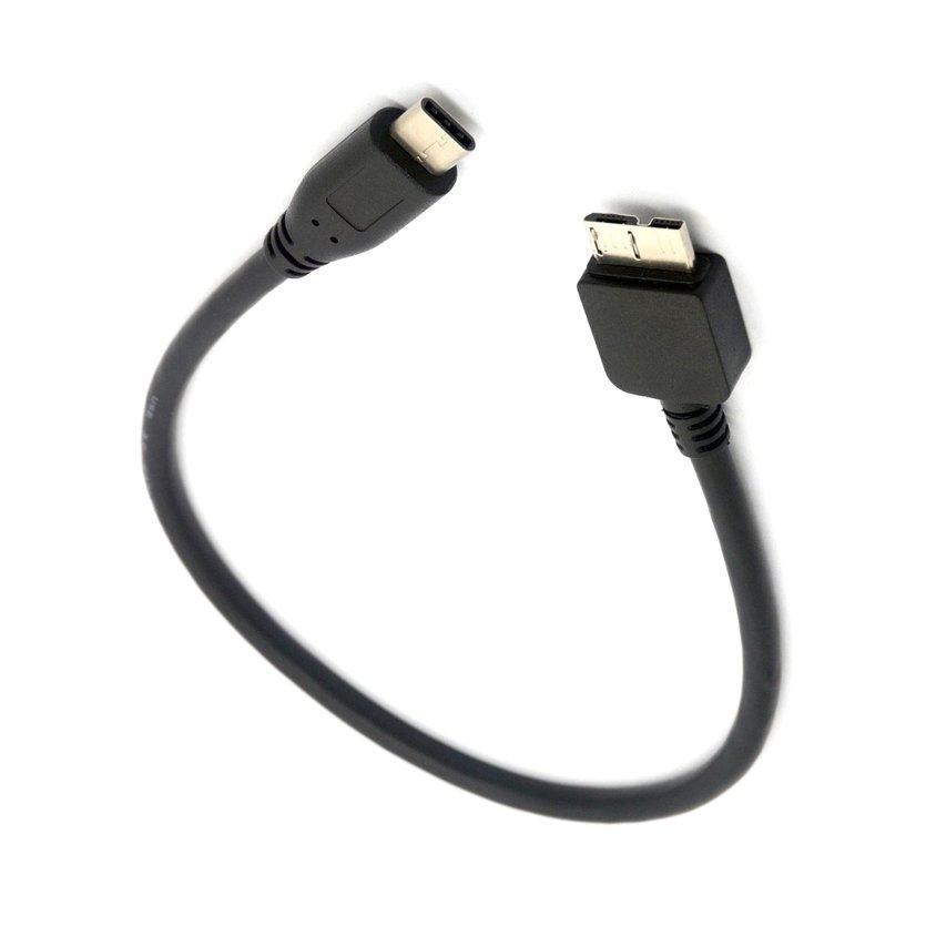OH  USB C to Micro USB Cable Type C to Micro B for WD my PassPort HDD Hard Disk Male to Male Data Transfer Charging Cable. 