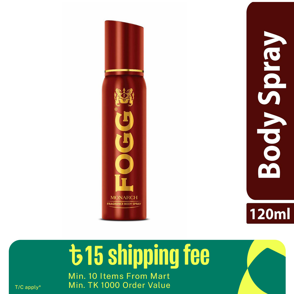 fogg monarch body spray 120ml