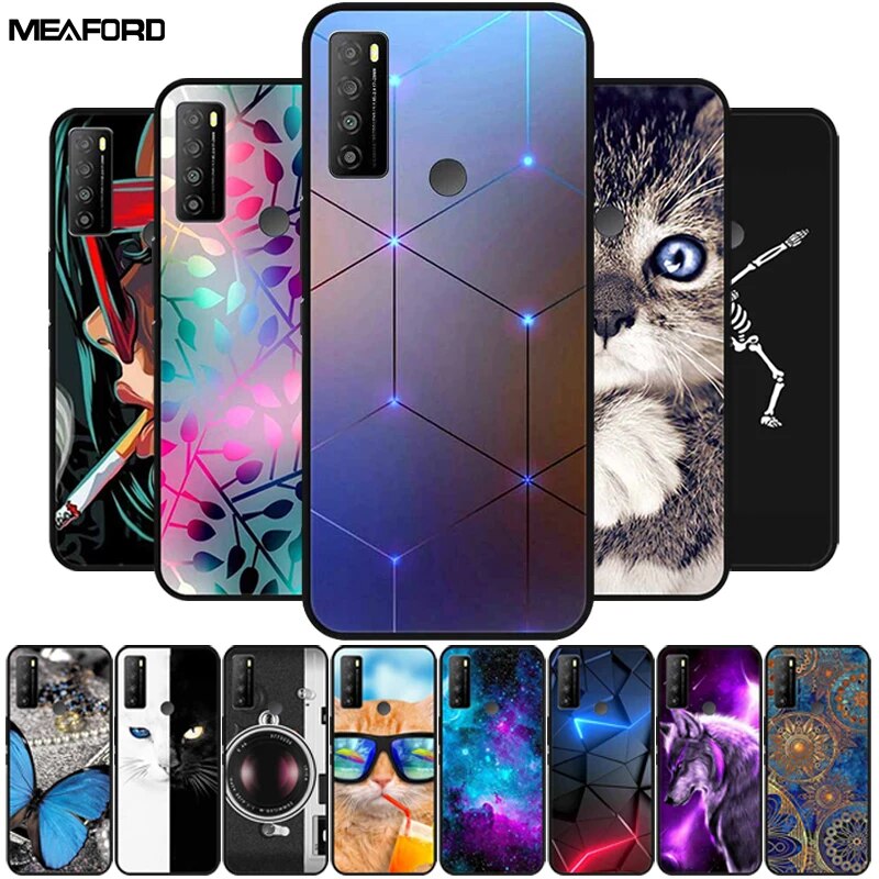 For TCL 30 XL Cases T671G Fashion Soft TPU Silicone Phone Cases for TCL 30 XL 2022 Back Covers TCL30 XL 30XL Bumper Fundas 6.82
