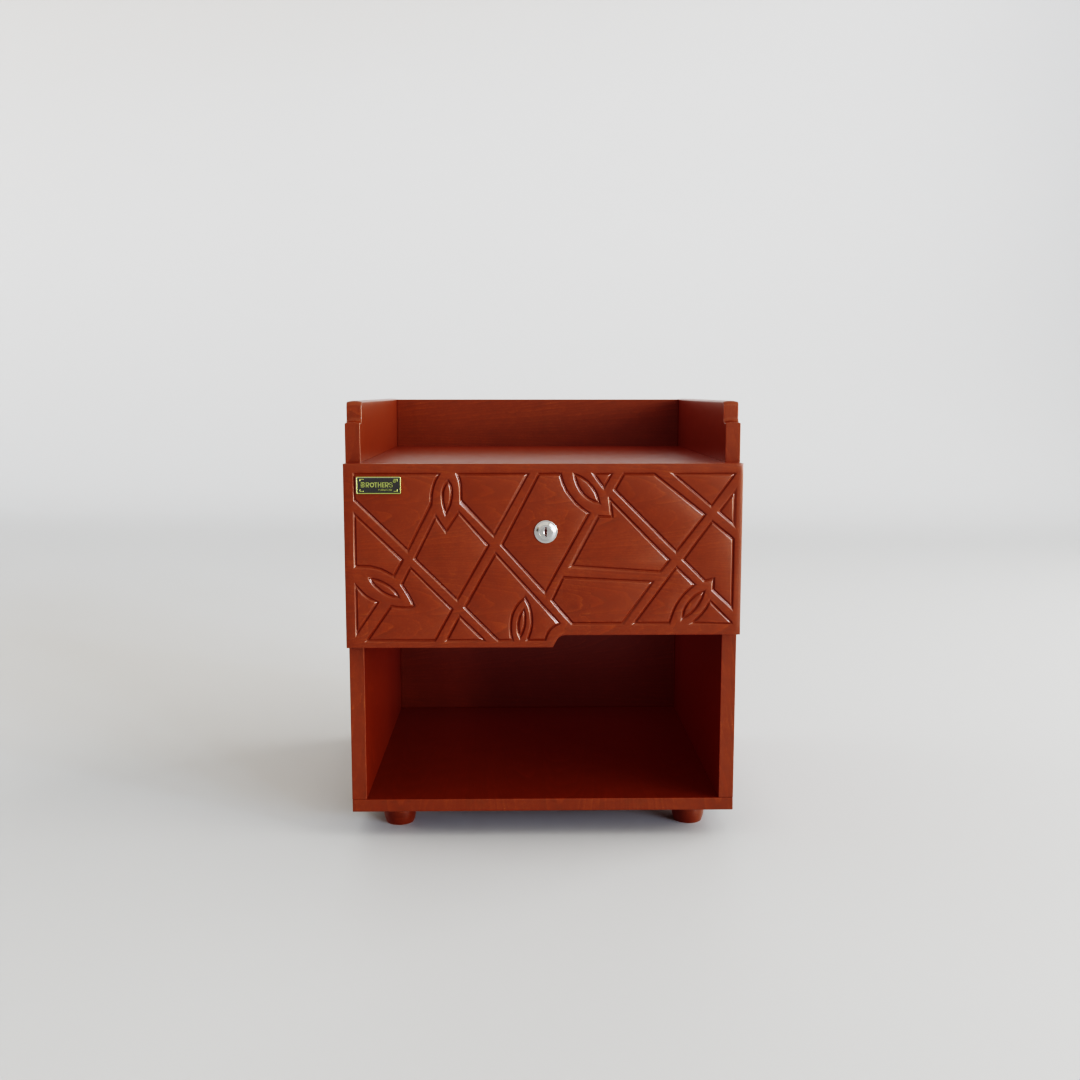 Elegant Bedside Table By Brothers Furniture. 