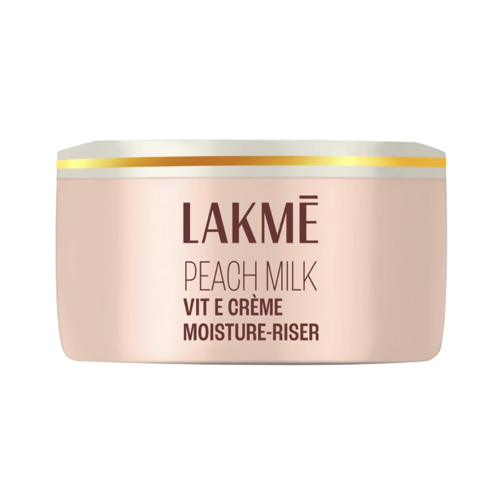 Lakme Skin Perfect Collection Peach Milk Vitamin E Cream Moisturiser 50g. 