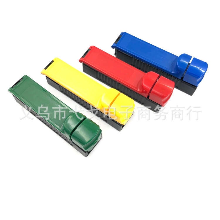 Push-pull 8mm single tube holder, manual holder for use with empty cigarette tubes