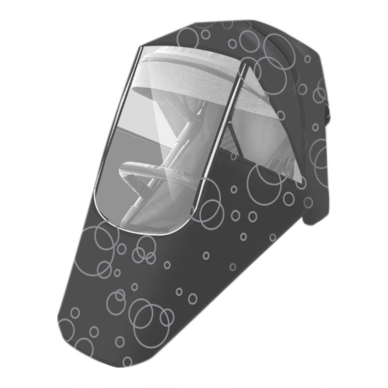 Universal Stroller Rain Cover Waterproof Wind Dust Shield Baby Stroller Pushchair Pram born Stroller Cover-Black. 