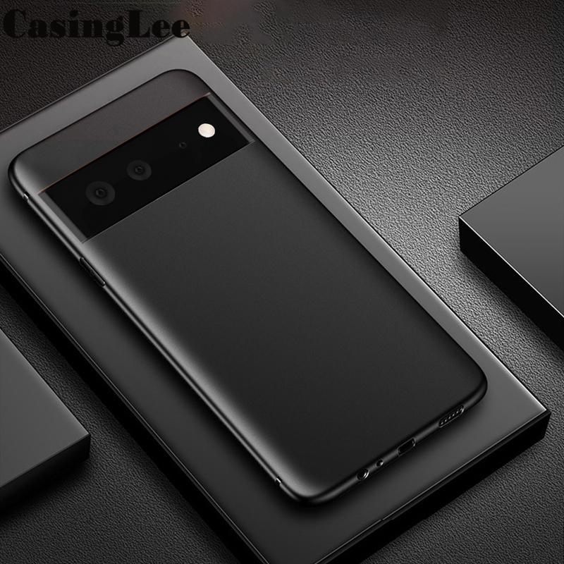 CasingLee For Google Pixel 6 case Ultra Thin Smooth silicon Matte Back Soft Cover Google Pixel6 Phone case cover For girls and Boys. 