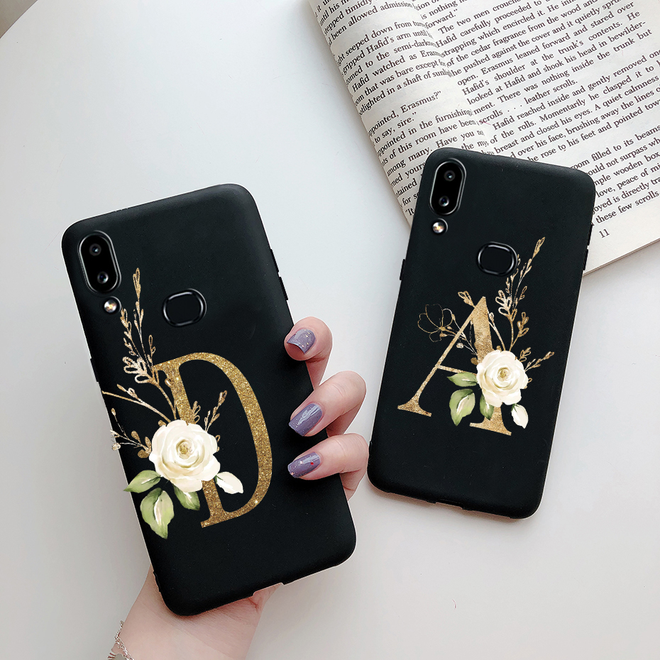 For Samsung A10S Case Soft Silicon Back Cover For Samsung Galaxy A10S A 10S A107F Case Cover Custom Name Cute Letters Phone Case. 