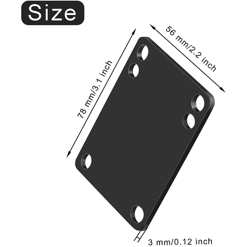 16 Pcs 3 mm Skateboard Riser Shock Pads Soft Longboard Shock Rise Pads Skateboard Shock Pads Longboard Black Shockpads