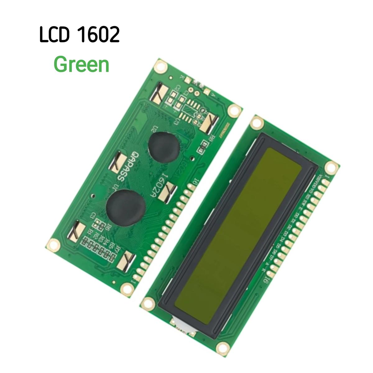 LCD1602 LCD Module Green Screen 16x2 Character LCD Display PCF8574T PCF8574 IIC I2C Interface 5V for arduino