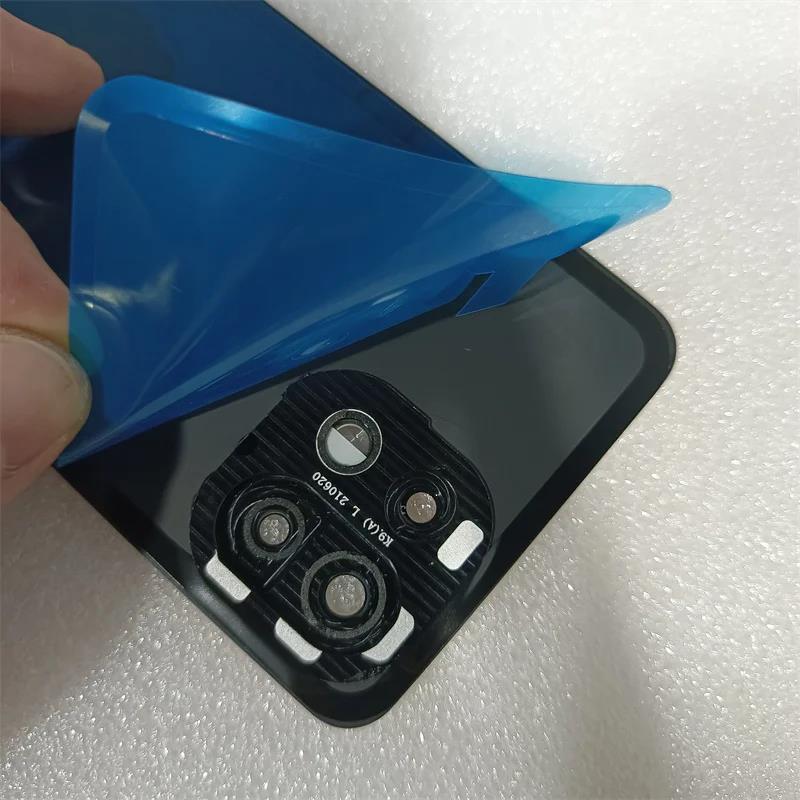 For Xiaomi Mi 11 Lite 5G Glass Battery Cover Rear Door Panel Housing Case With Camera Lens Replace. 
