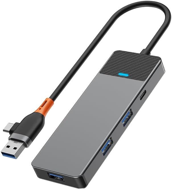 WiWU Linker 4 in 1 USB-A&C Hub (A431C). 