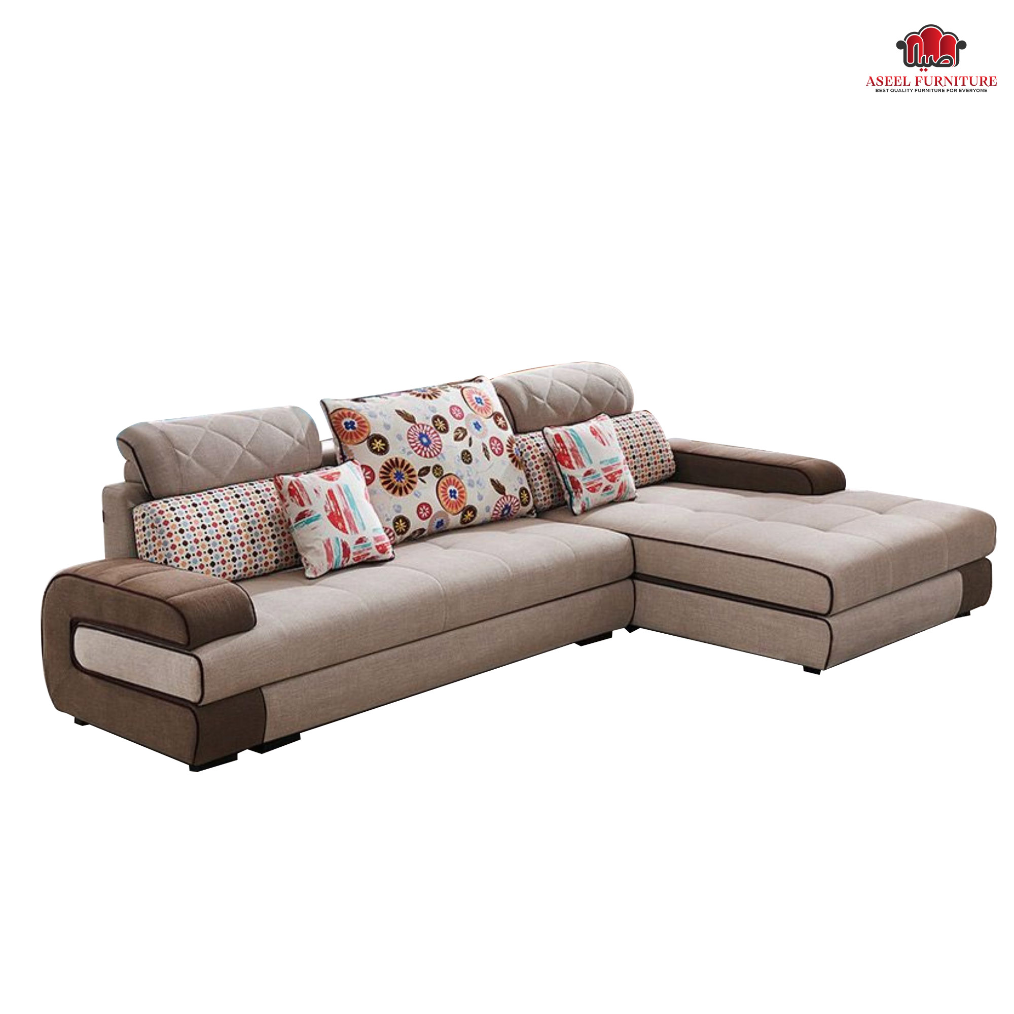 Modern design,solid foam L-shape sofa set,ASA-1366. 