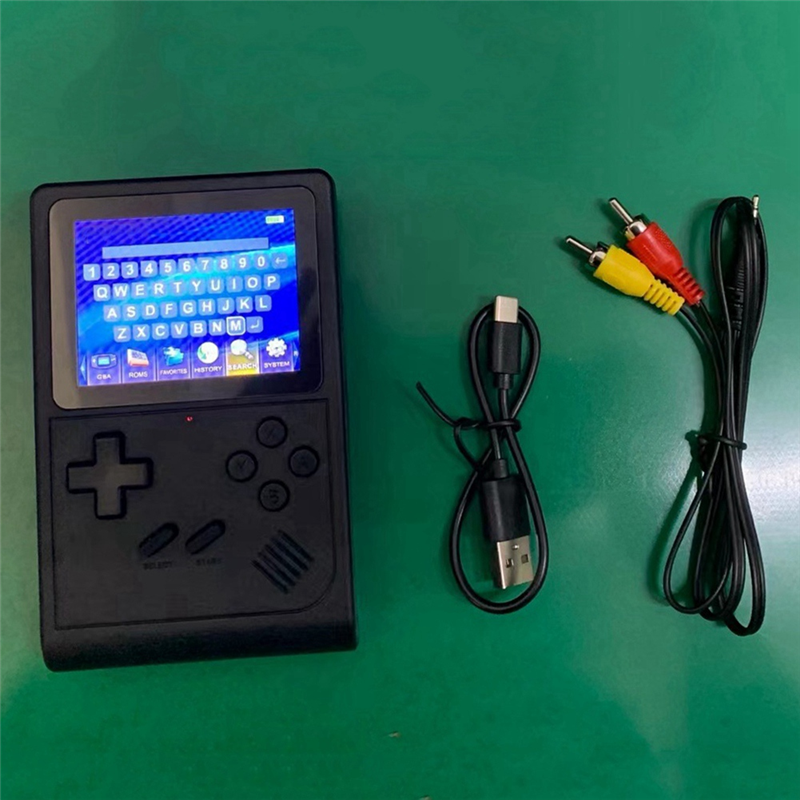 Portable Retro Mini Handheld Game Console for /SNES/ Emulator, GB300 Game Console Black. 