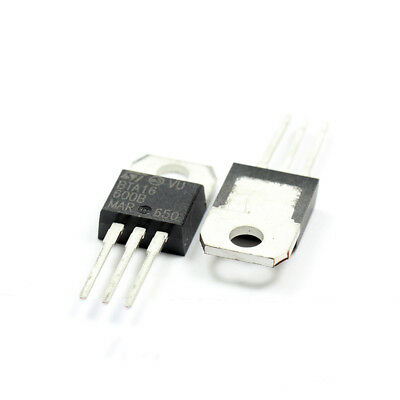 A CLASS BTA16 BTA16-600B 16A 600V TRIAC Thysitor 3 Pin Leads Bidirectional SCR Transistor THT Package TO-220 Transistors. 