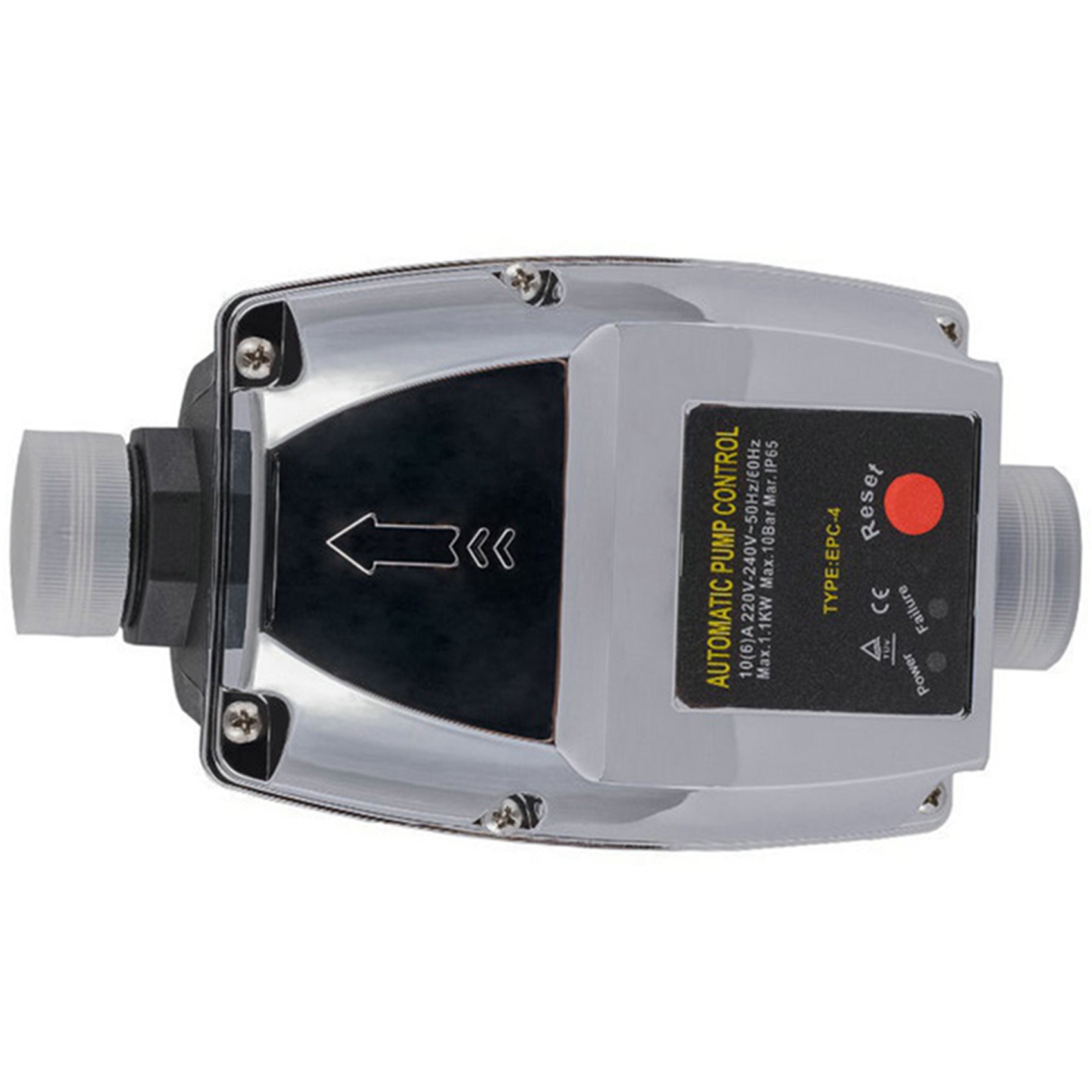 2X Water Pressure Booster Starting Controller Adjustable 1 Inch Pipe Automatic Pump Control on Off Mass Flow Switch 220V. 