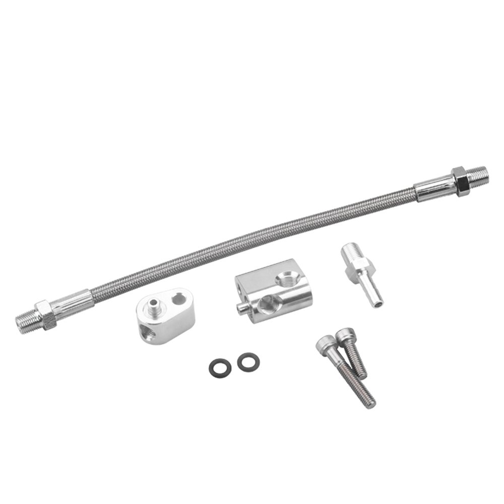 LS Throttle Cylinder Body Bypass Hose Kit Coolant Crossover LS1 Steam Port Fits all GM series