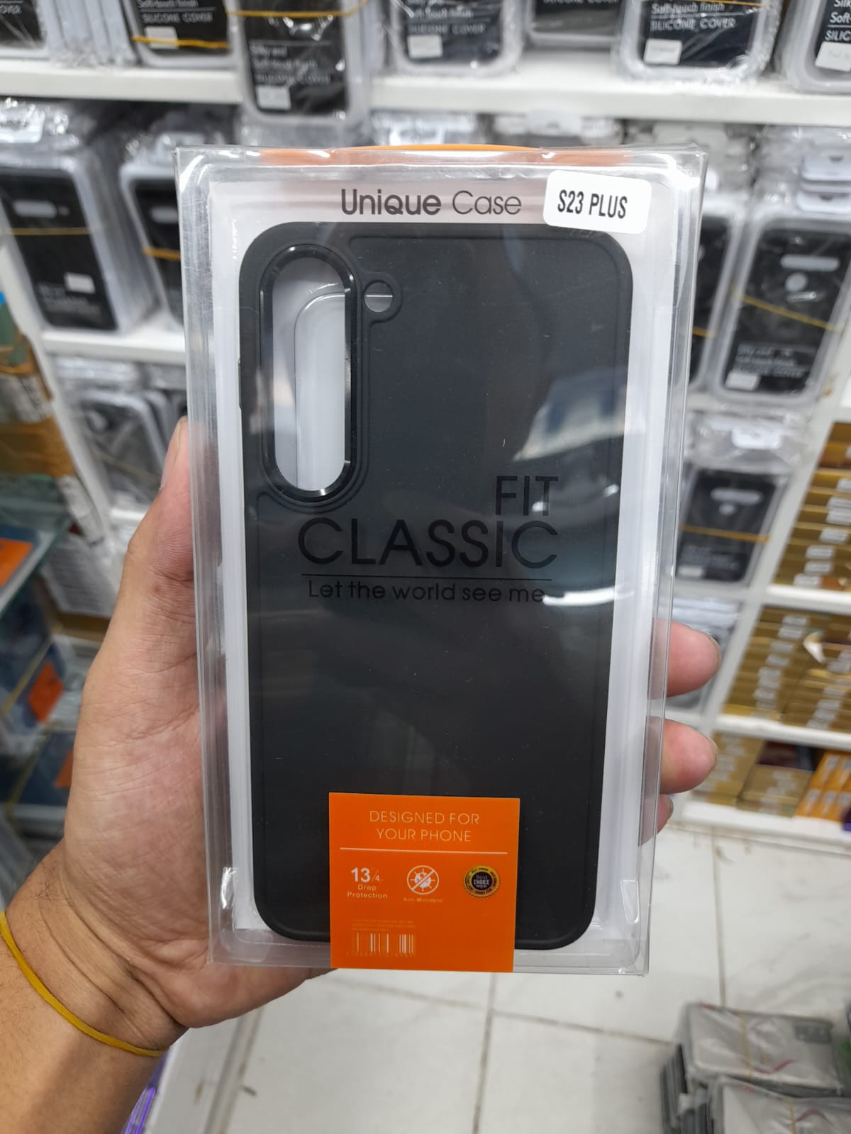 For Samsung Galaxy S23 Plus- Luxury Stylish Silicone Case With Metal Bumper Camera Protection Case for  Samsung Galaxy S23 Plus. 