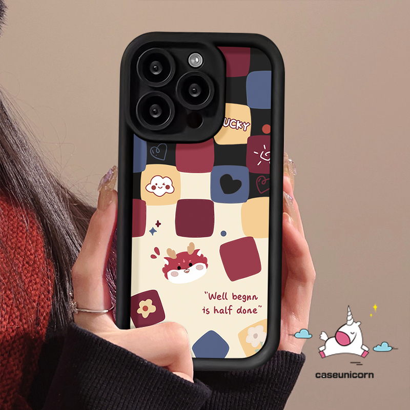 Chinese New Year Red Phone Casing Compatible For IPhone 13 12 15 11 14 Pro Max 7Plus 15 8 7 6 6S Plus XR XS Max X SE 2020 Angel Eyes DropSum Colours Soft Cover. 