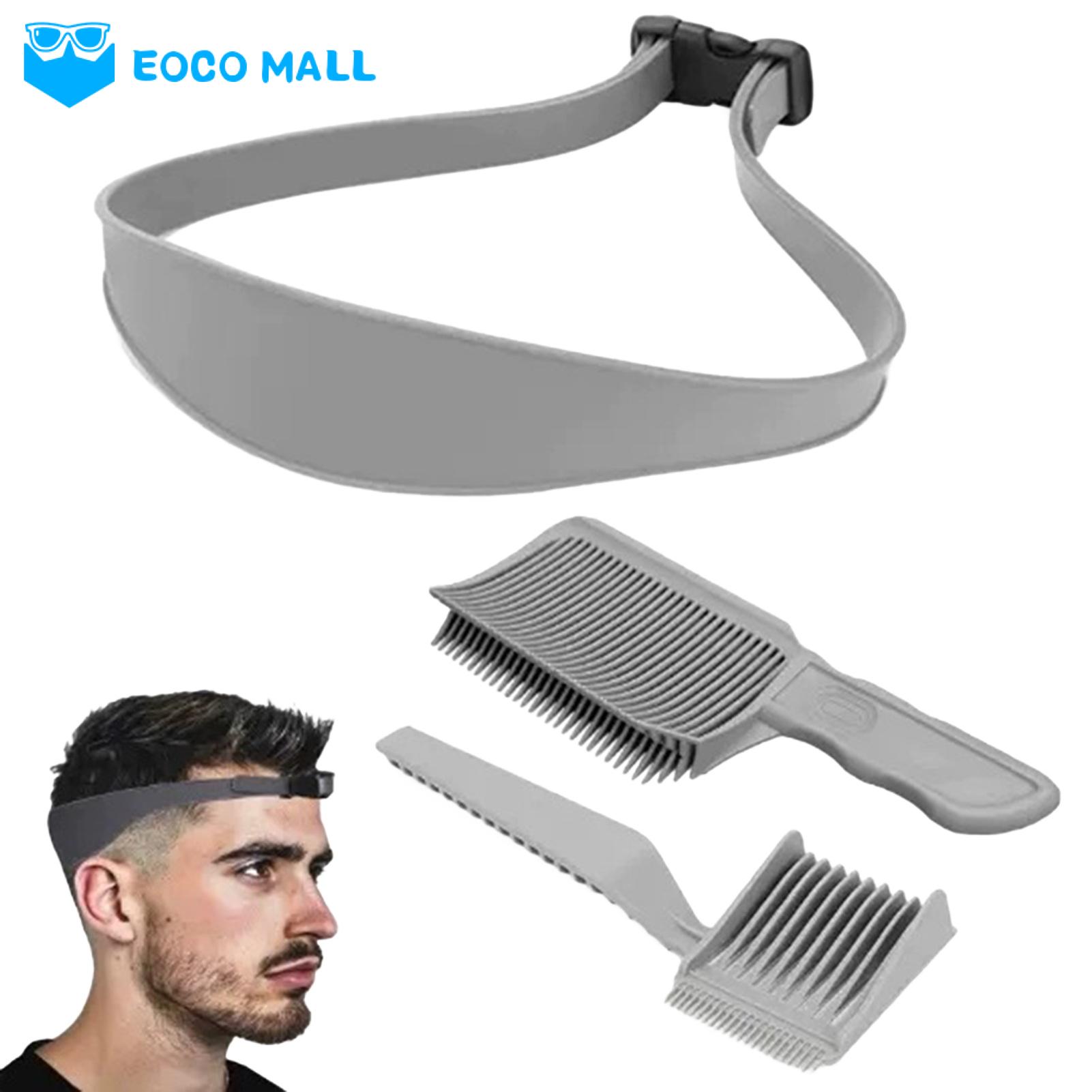 EOCO MALL Hair Cutting Comb Set Professional Men's Haircut Comb Set with Neckline Shaving Template Perfect for Barber Fade Styling Blending 3pcs/set Barber Fade Comb. 